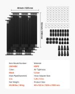 Vevor Solar Pool Heater 4 x 10 Ft. Aboveground Heating System 4 Panels New - Image 7