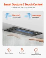 Vevor Range Hood 30" Built-in Vent 800 CFM with Gesture and Touch Control New - Image 6