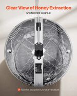 Vevor Honey Extractor Manual Spinner 4/8 Frame Capacity Stainless Steel New - Image 6