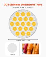 Vevor Rotary Food Dehydrator 12 Tray Machine Stainless Steel 800W New - Image 3