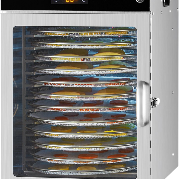 Vevor Rotary Food Dehydrator 12 Tray Machine Stainless Steel 800W New