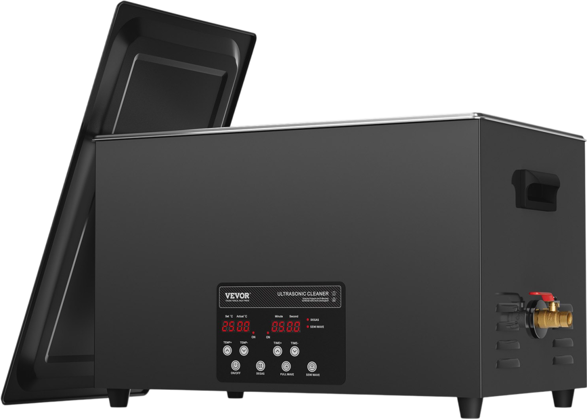 Vevor Ultrasonic Cleaner 40kHz with Digital Timer and Heater 30L 600W New - Image 1