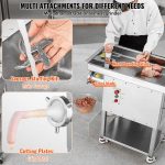 Vevor Commercial Meat Grinder 22 Lbs/Min High Efficiency with Sausage Stuffer 2200W New - Image 3