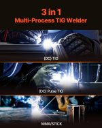 Vevor TIG Welder 3-in-1 Welding Machine Pulse MMA Stick IGBT Inverter LED Panel New - Image 2