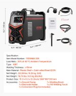 Vevor TIG Welder 3-in-1 Welding Machine Pulse MMA Stick IGBT Inverter LED Panel New - Image 7