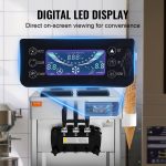 Vevor Commercial Ice Cream Machine 3-Flavor with Two 1.5 Gal. Hoppers LED Panel New - Image 5