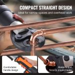 Vevor Pipe Crimping Kit Pro Press Tool Cordless with 3 Jaw Sizes New - Image 6