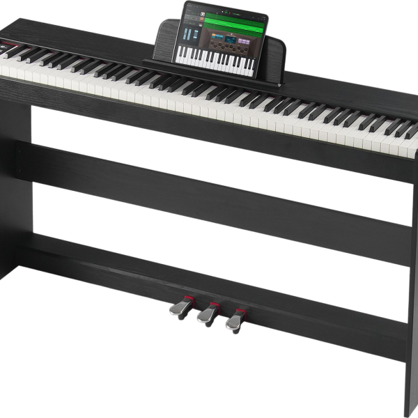 Vevor Digital Piano with Frame 88 Key Fully Weighted Dual Keyboard with 3 Pedals New