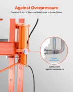 Vevor Hydraulic Shop Press 50 Ton with Press Plate for Bending New - Image 4