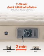 Vevor Air Mattress with Frame Inflatable Camping Cot with Built-in Pump New - Image 3