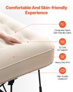 Vevor Air Mattress with Frame Inflatable Camping Cot with Built-in Pump New - Image 4