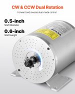 Vevor Brushless DC Motor Kit 3000W 72V 4900 RPM with Speed Controller New - Image 3