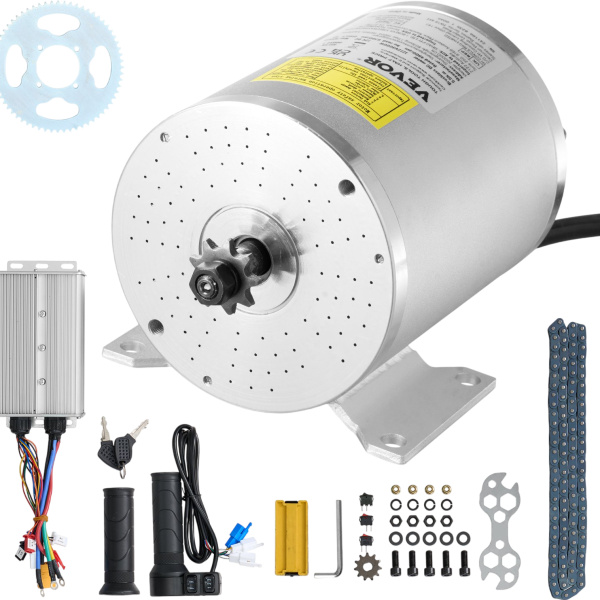 Vevor Brushless DC Motor Kit 3000W 72V 4900 RPM with Speed Controller New